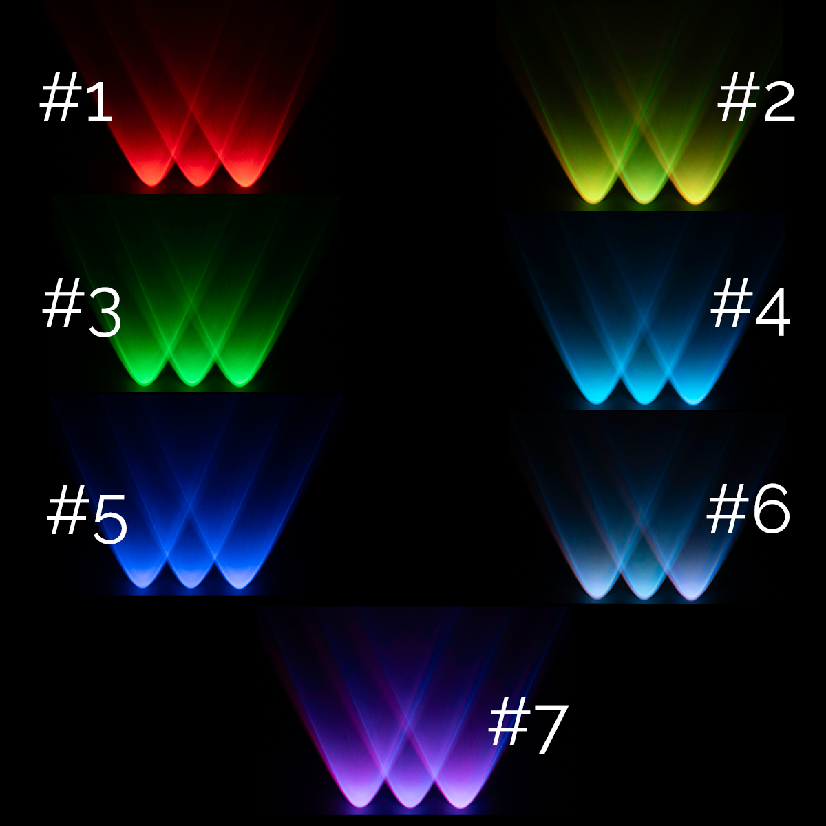 Luz Solar de Pared 6 LED RGB