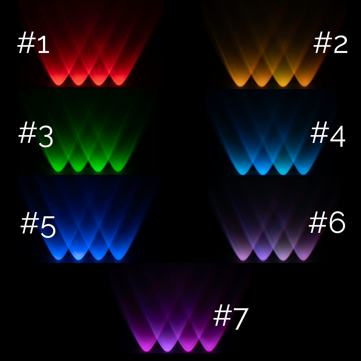 Luz Solar de Pared 8 LED RGB
