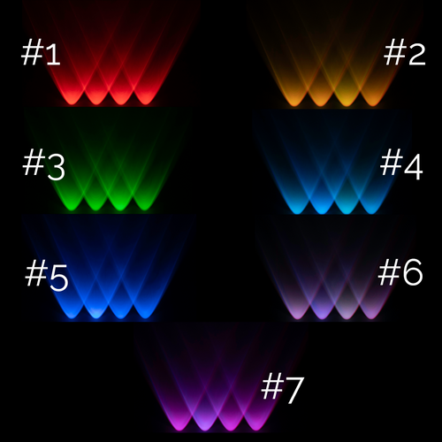 Luz Solar de Pared 8 LED RGB